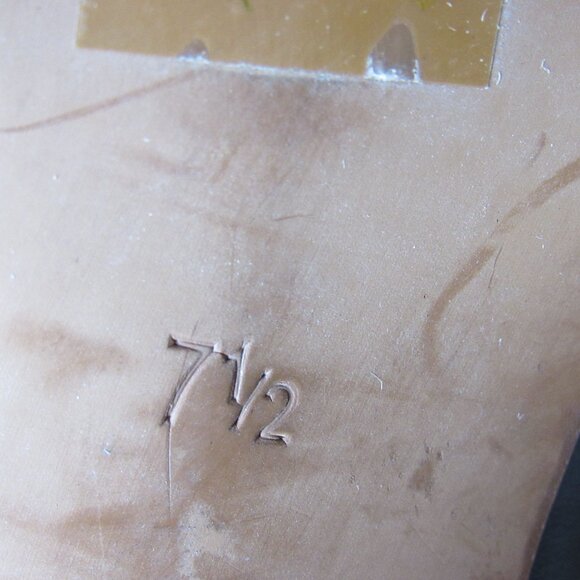 Madewell THE CARY Black Leather Slingback Peep Toe Heel Sandal Women's 7.5 - Picture 7 of 7